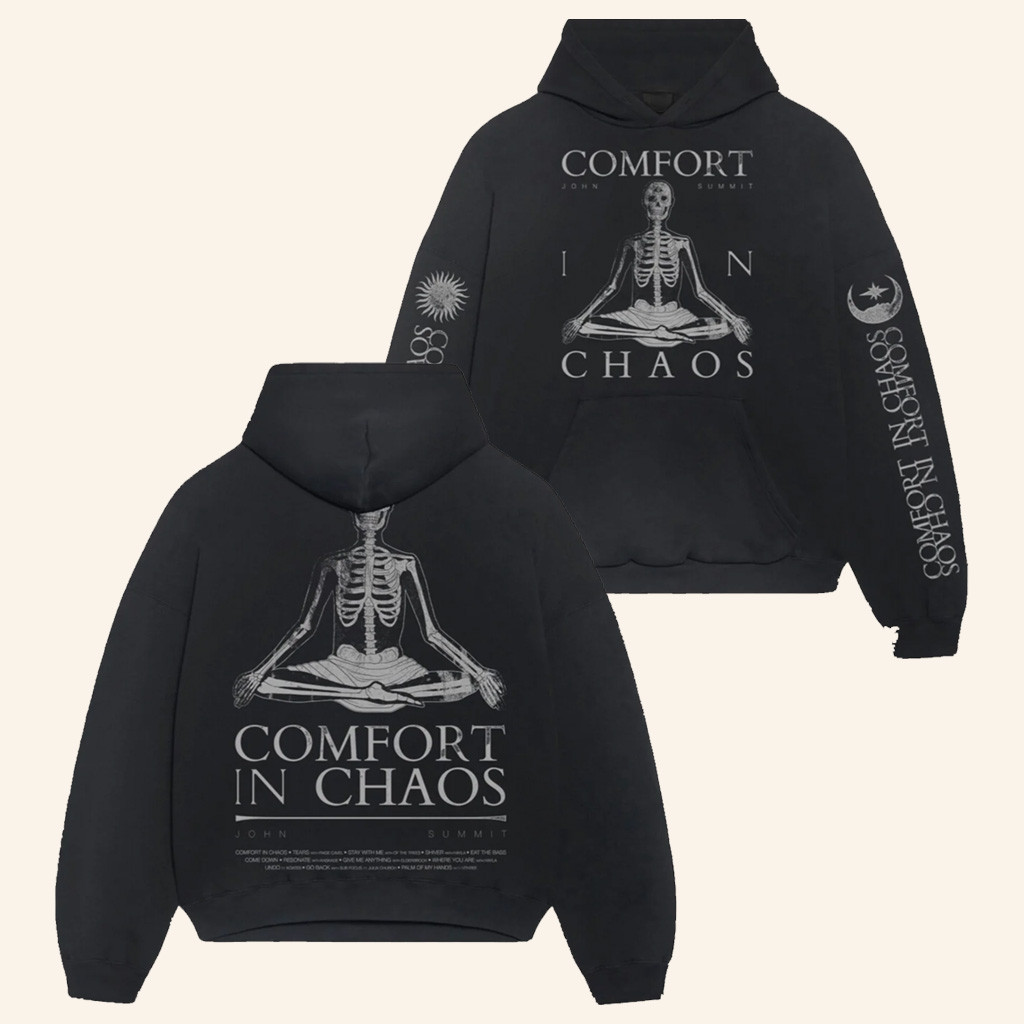 John Summit Merch Comfort In Chaos Tracklist Hoodie Gifts For Music Fans John Summit Merch Comfort In Chaos Tracklist Hoodie Gifts For Music Fans