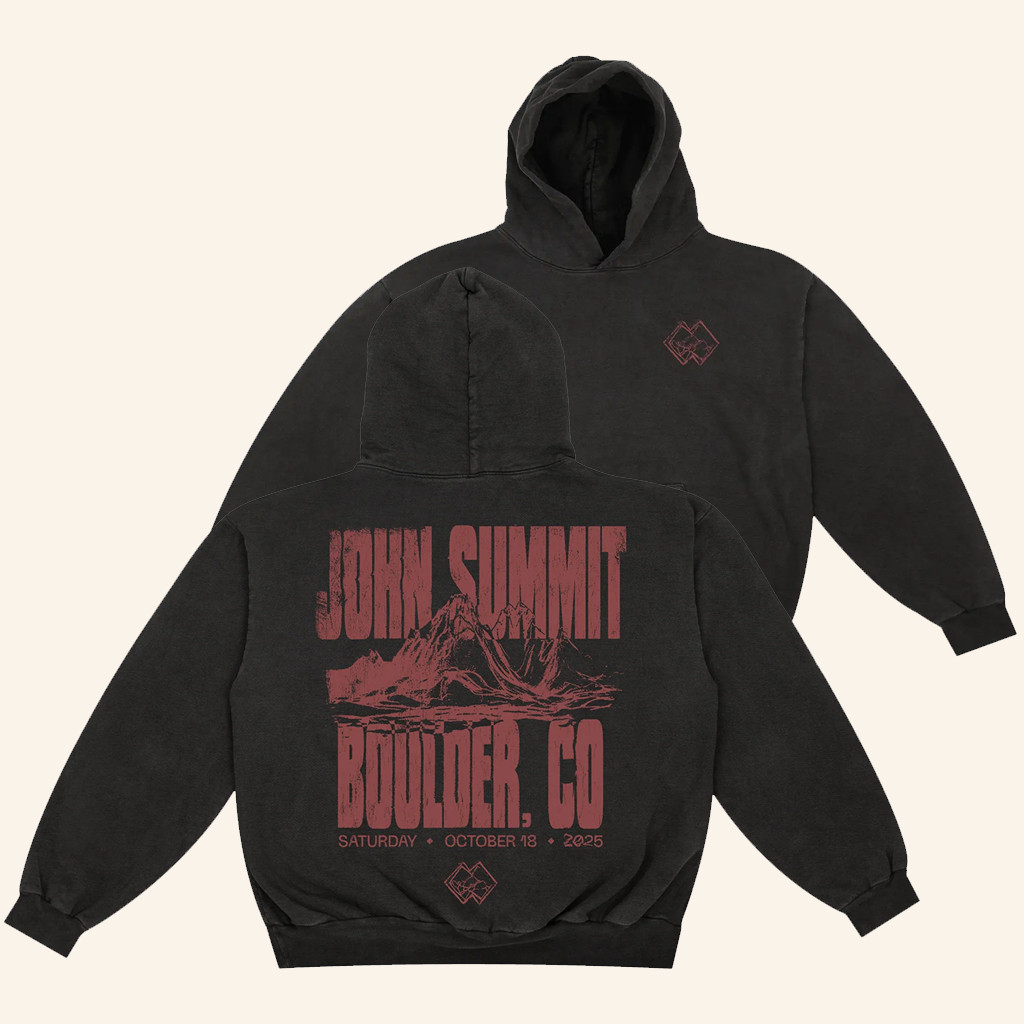 John Summit Merch John Summit Boulder Hoodie Christmas Gifts For DJ Fans John Summit Merch John Summit Boulder Hoodie Christmas Gifts For DJ Fans