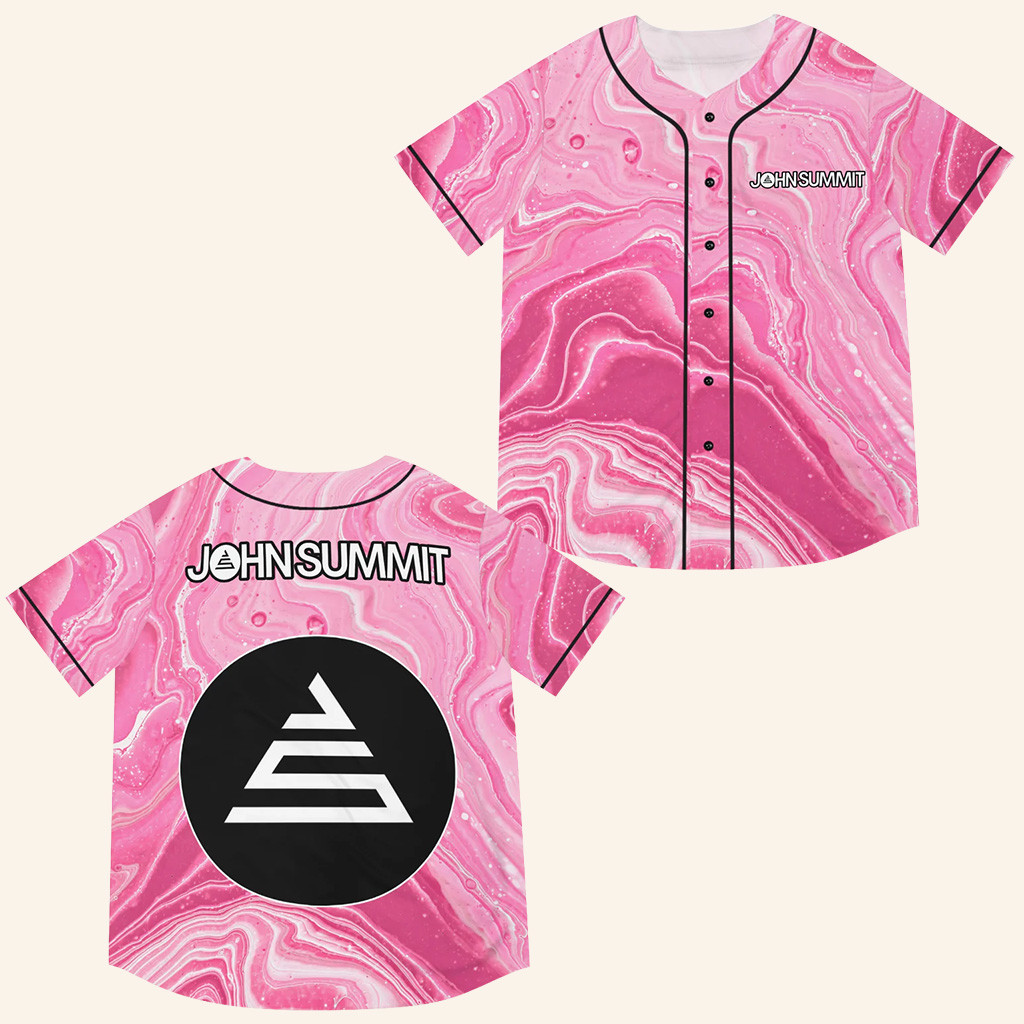 John Summit Merch John Summit Jersey Pink EDM RAVE Jersey Xmas Presents For DJ Fans
