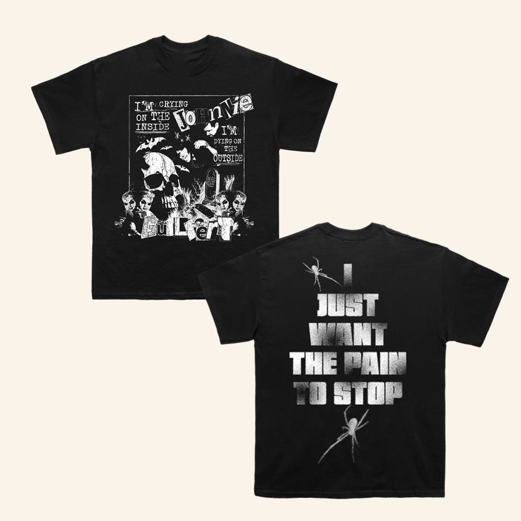 Johnnie Guilbert Merch Collage T-Shirt Christmas Gifts For Music Lovers Johnnie Guilbert Merch Collage T-Shirt Christmas Gifts For Music Lovers