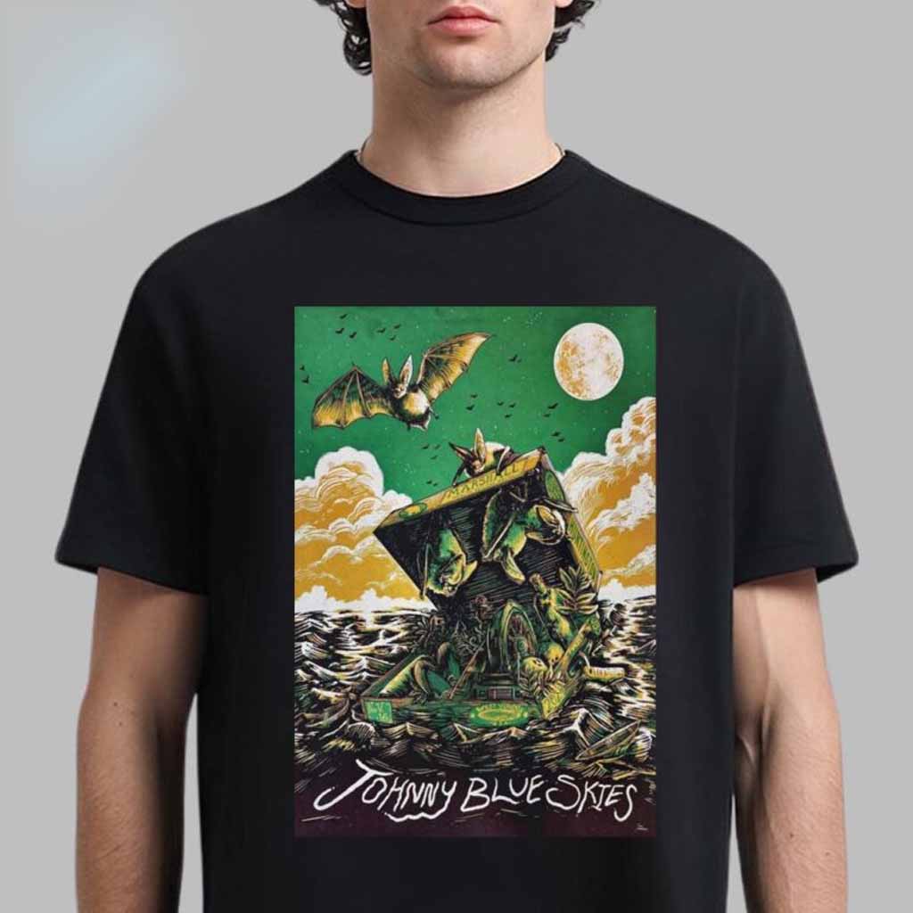 Johnny Blue Skies Merch Concert Poster For Huntington Marshall Health Network Arena 2024 Shirt Johnny Blue Skies Merch Concert Poster For Huntington Marshall Health Network Arena 2024 Shirt