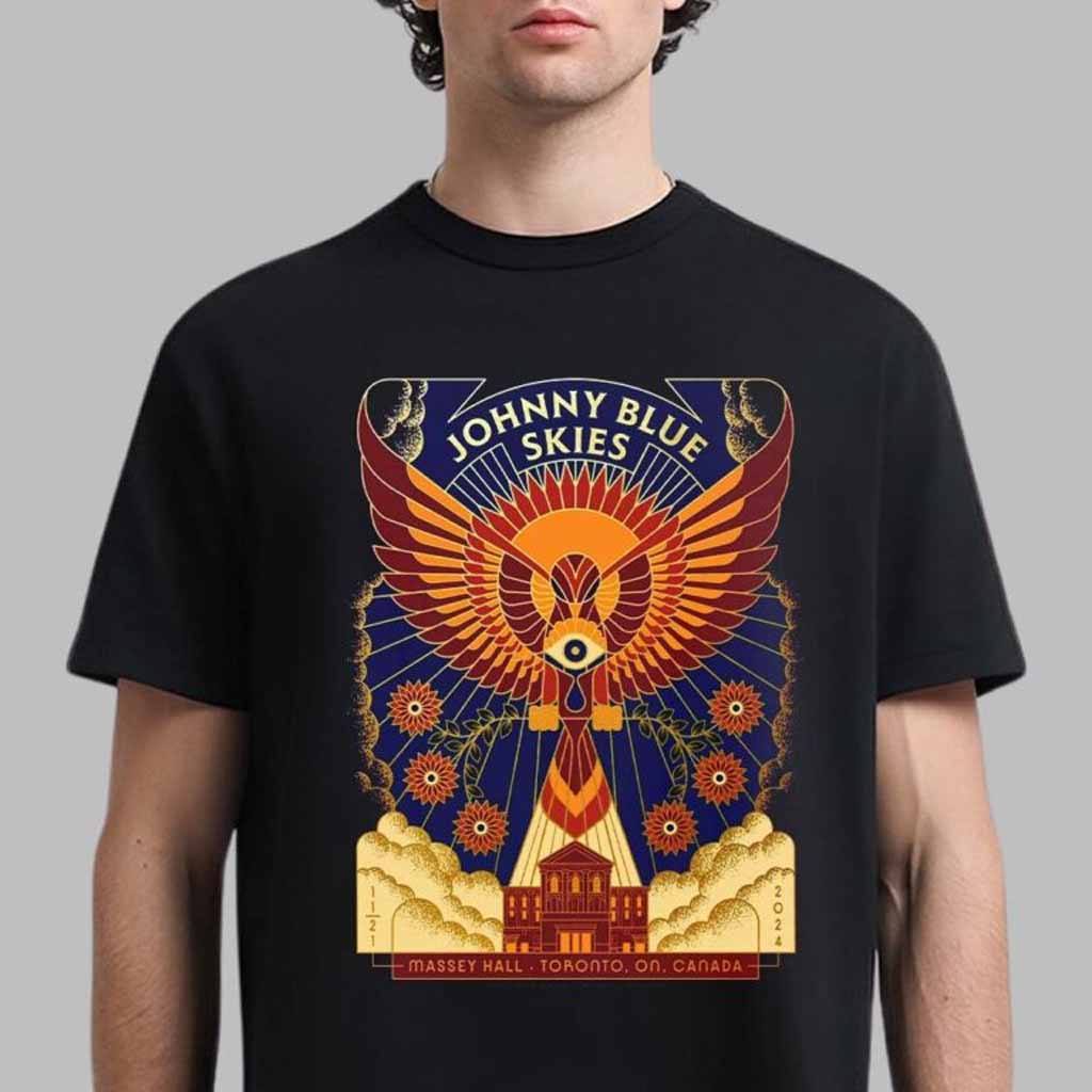 Johnny Blue Skies Sturgill Simpson Gig Poster For Show In Toronto Ontario Canada Night 2 At Massey Hall On November 21 2024 T-Shirt Him Gifts Johnny Blue Skies Sturgill Simpson Gig Poster For Show In Toronto Ontario Canada Night 2 At Massey Hall On November 21 2024 T-Shirt Him Gifts