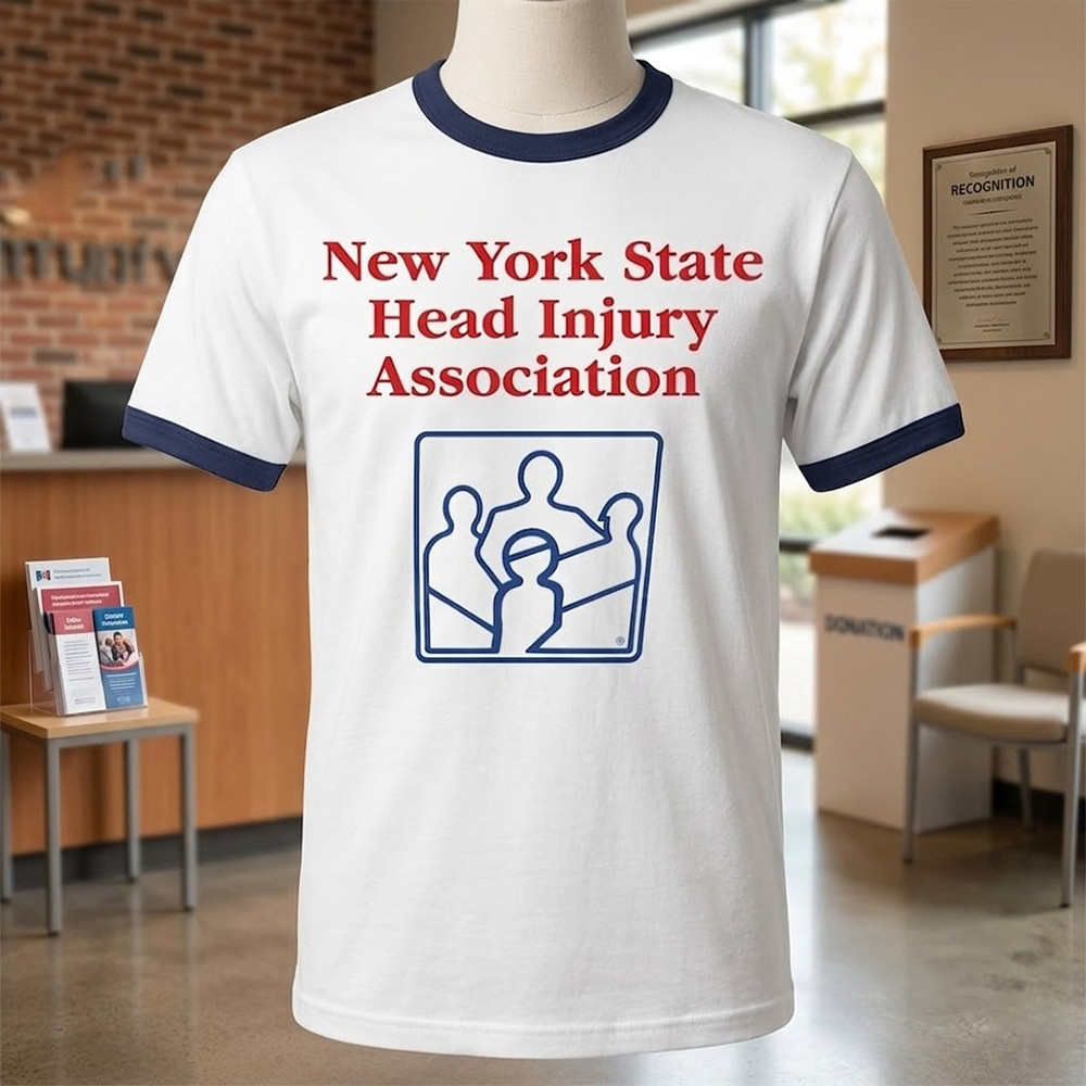 Johnny Knoxville Jackass New York State Head Injury Association T-Shirt Johnny Knoxville Shirt