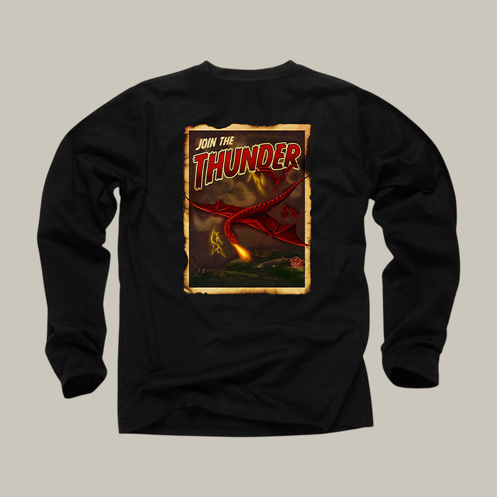 Join The Thunder The Young Turks Long Sleeve Shirt The Young Turks Apparel Present For Him