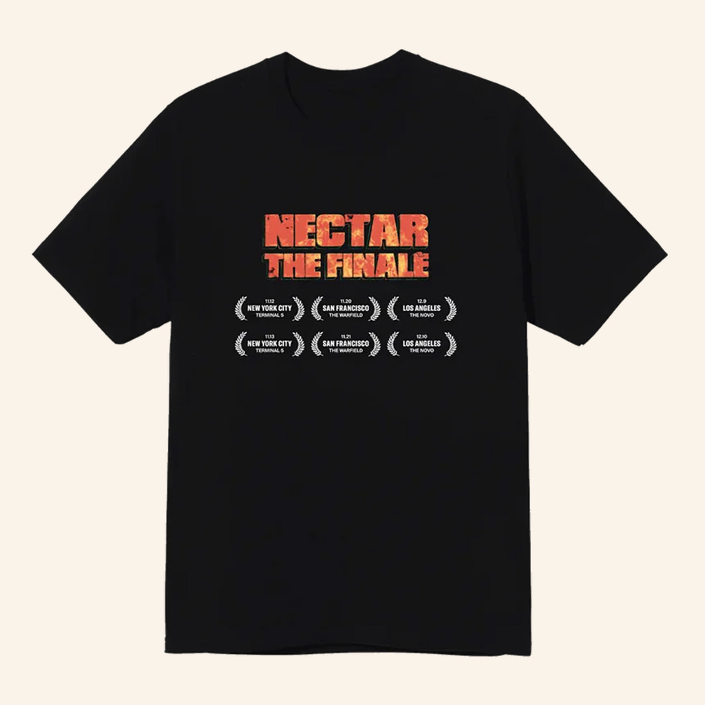 Joji Merch Nectar The Finale Black T-Shirt Best Gifts For Music Lovers