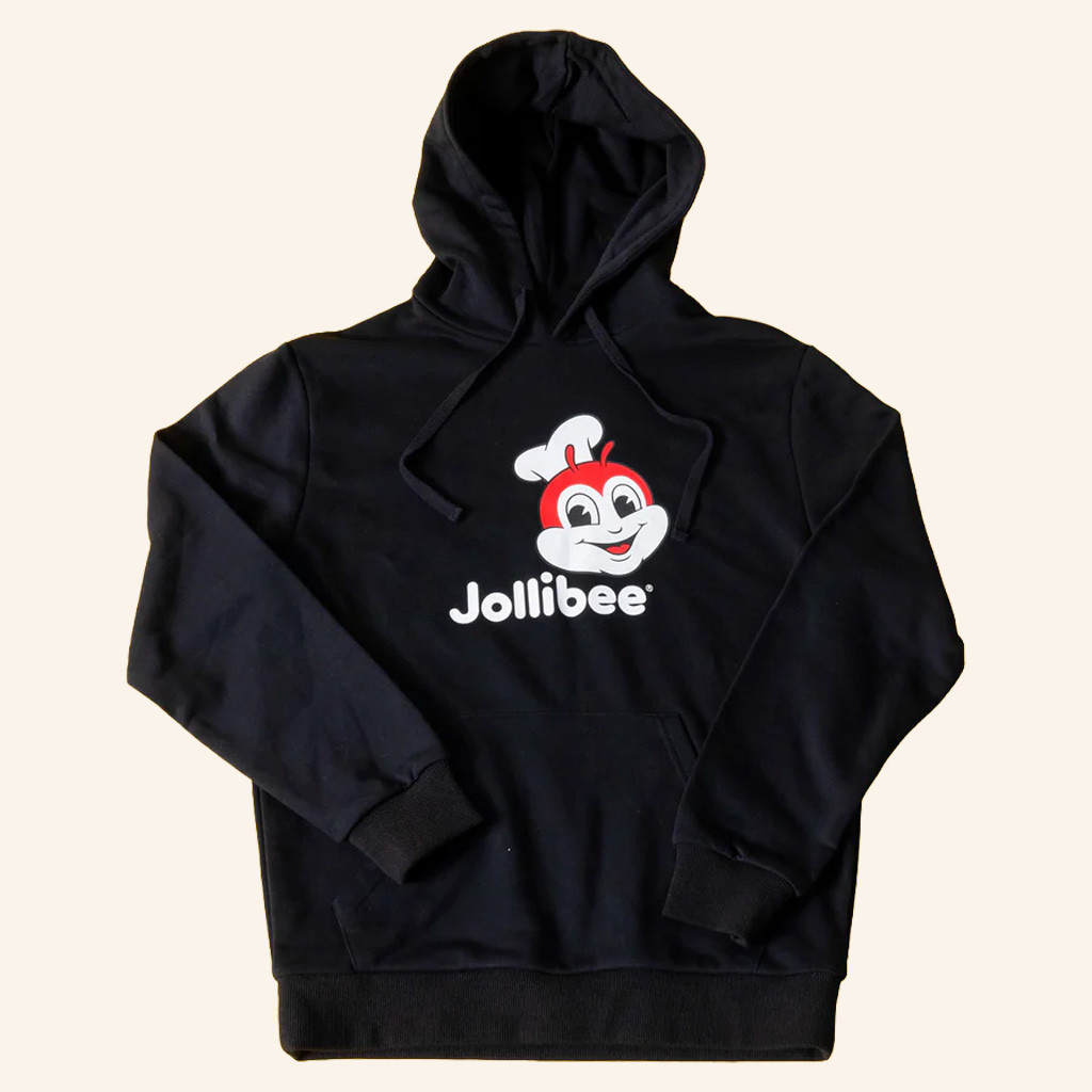 Jollibee Merch Jollibee Logo Black Hoodie Gifts Ideas For Boyfriend