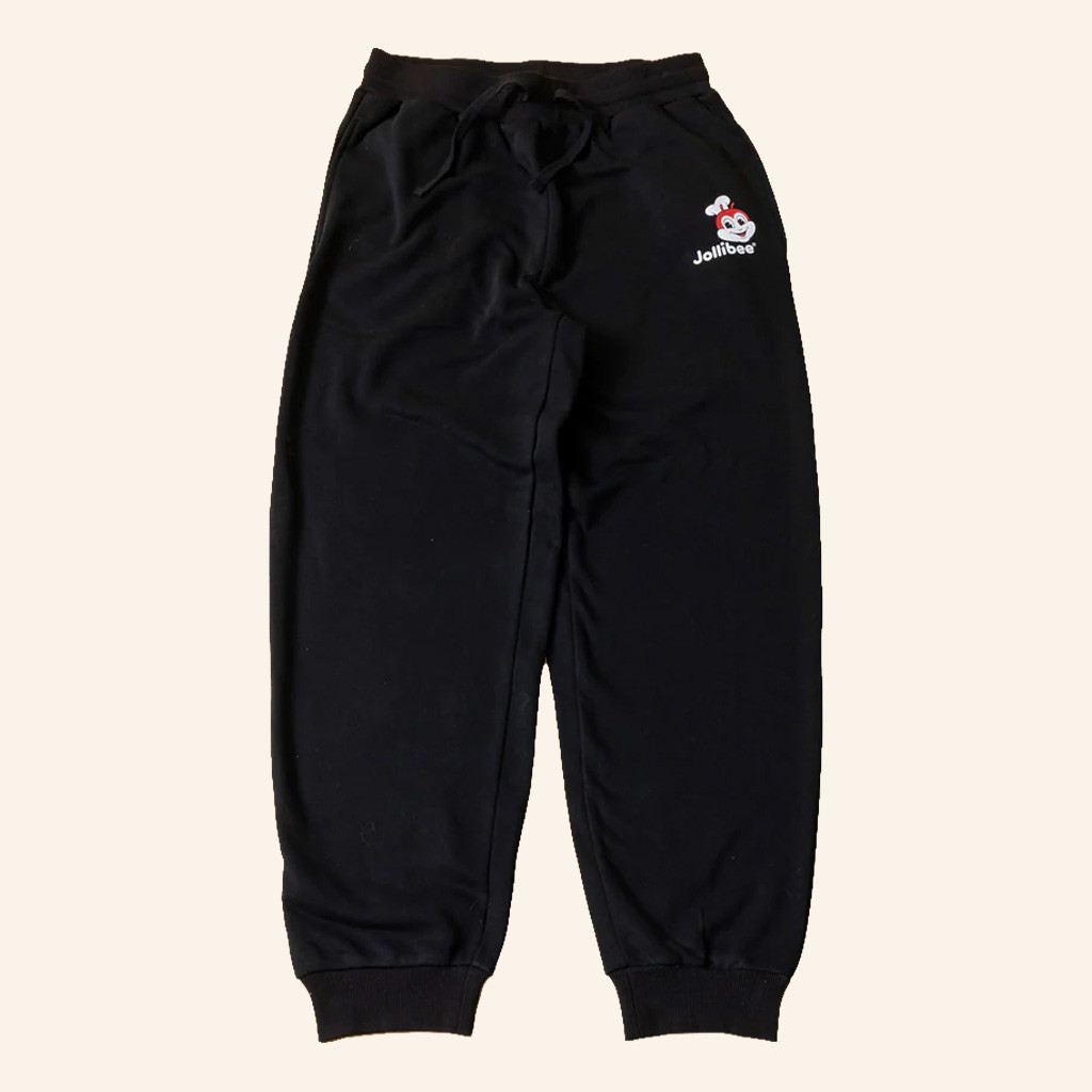 Jollibee Merch Jollibee Logo Black Sweatpants Gifts Ideas For Him