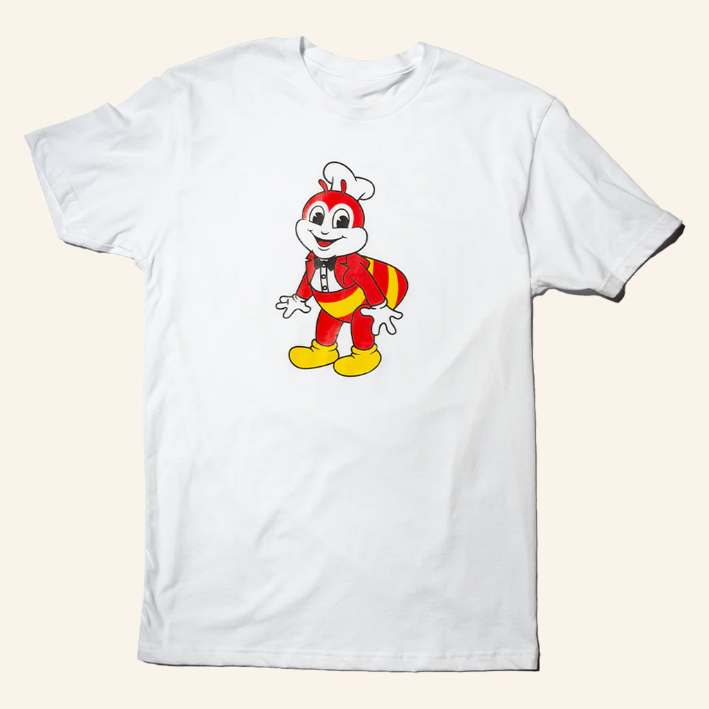 Jollibee Merch Mascot White T-Shirt Best Gifts For Boyfriend