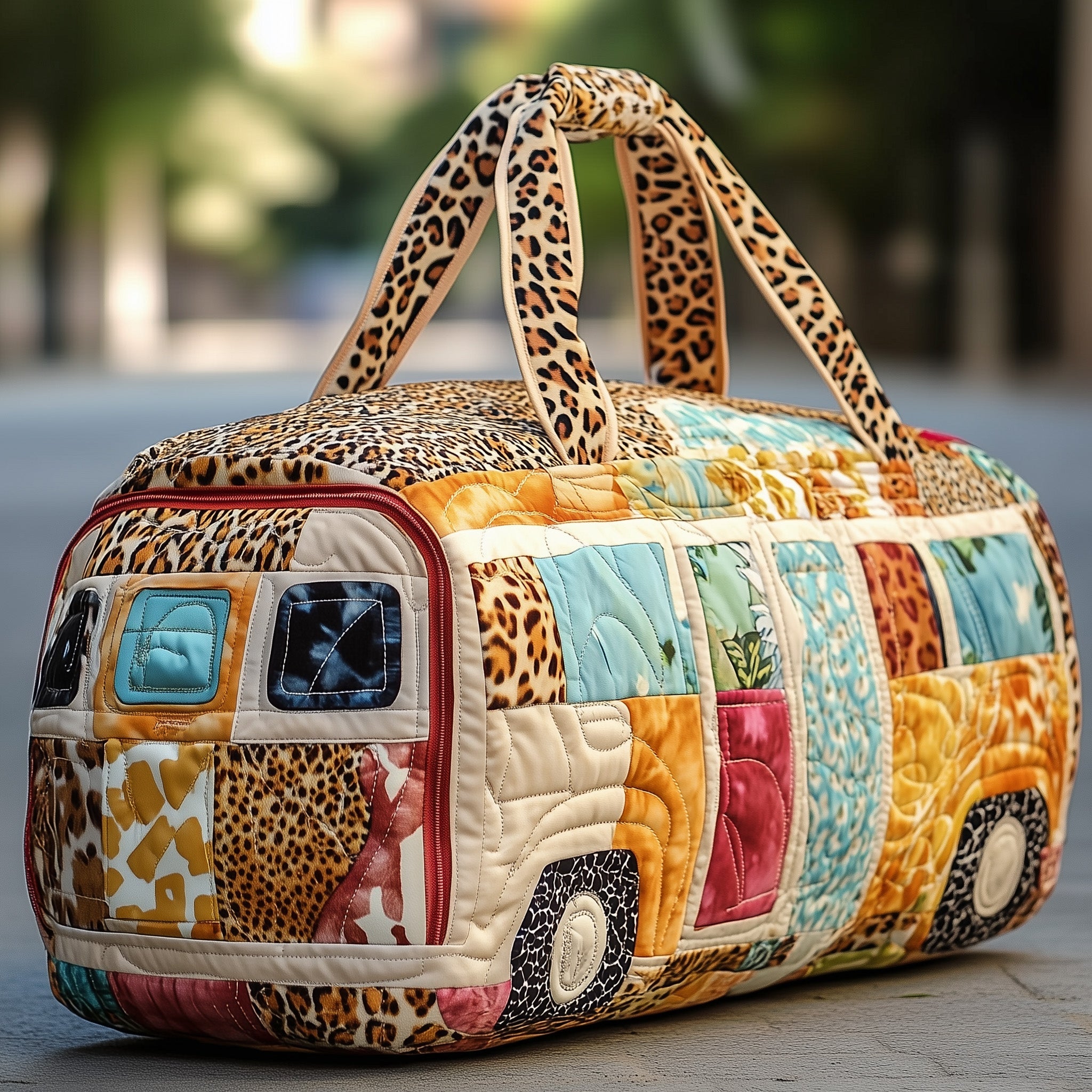 Jolly Journey Quilted Duffle Bag For Carry On Use