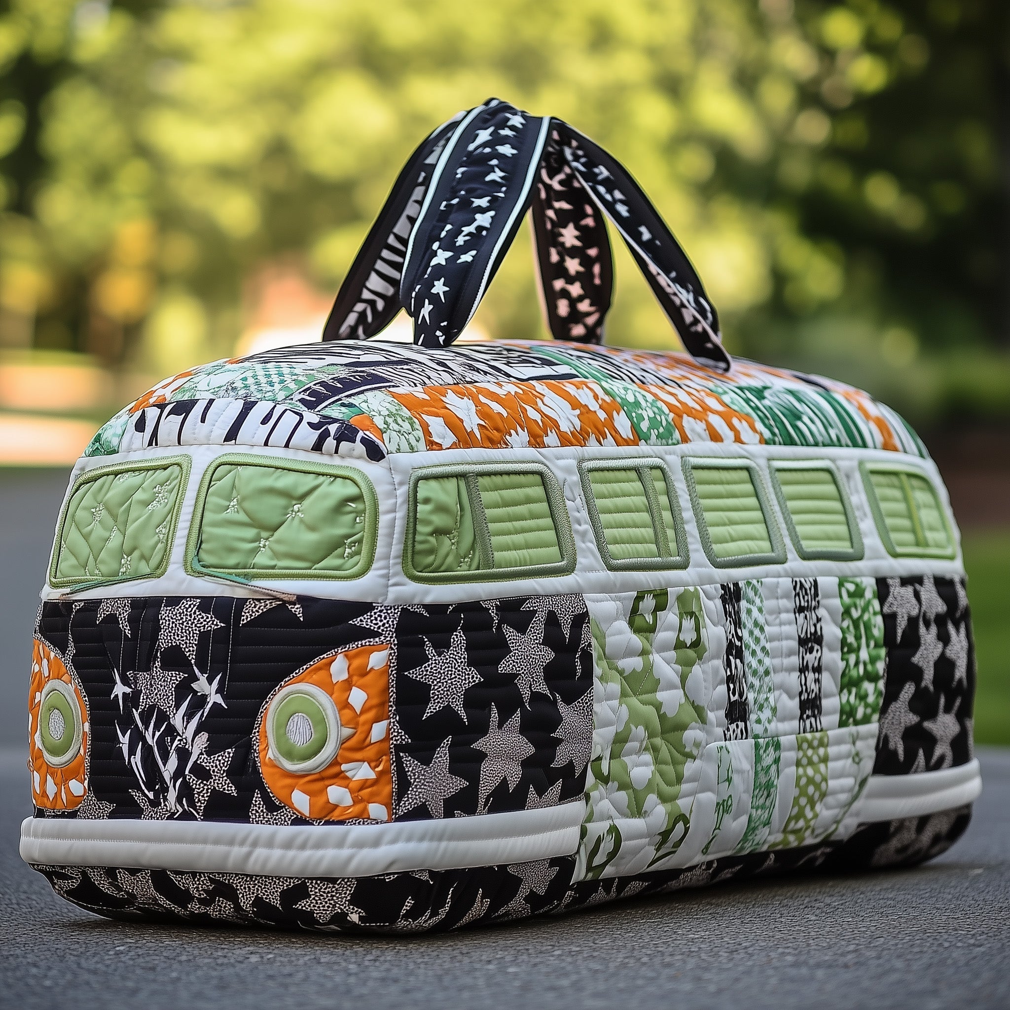 Jolly Journey Quilted Duffle Bag For Office And Campus