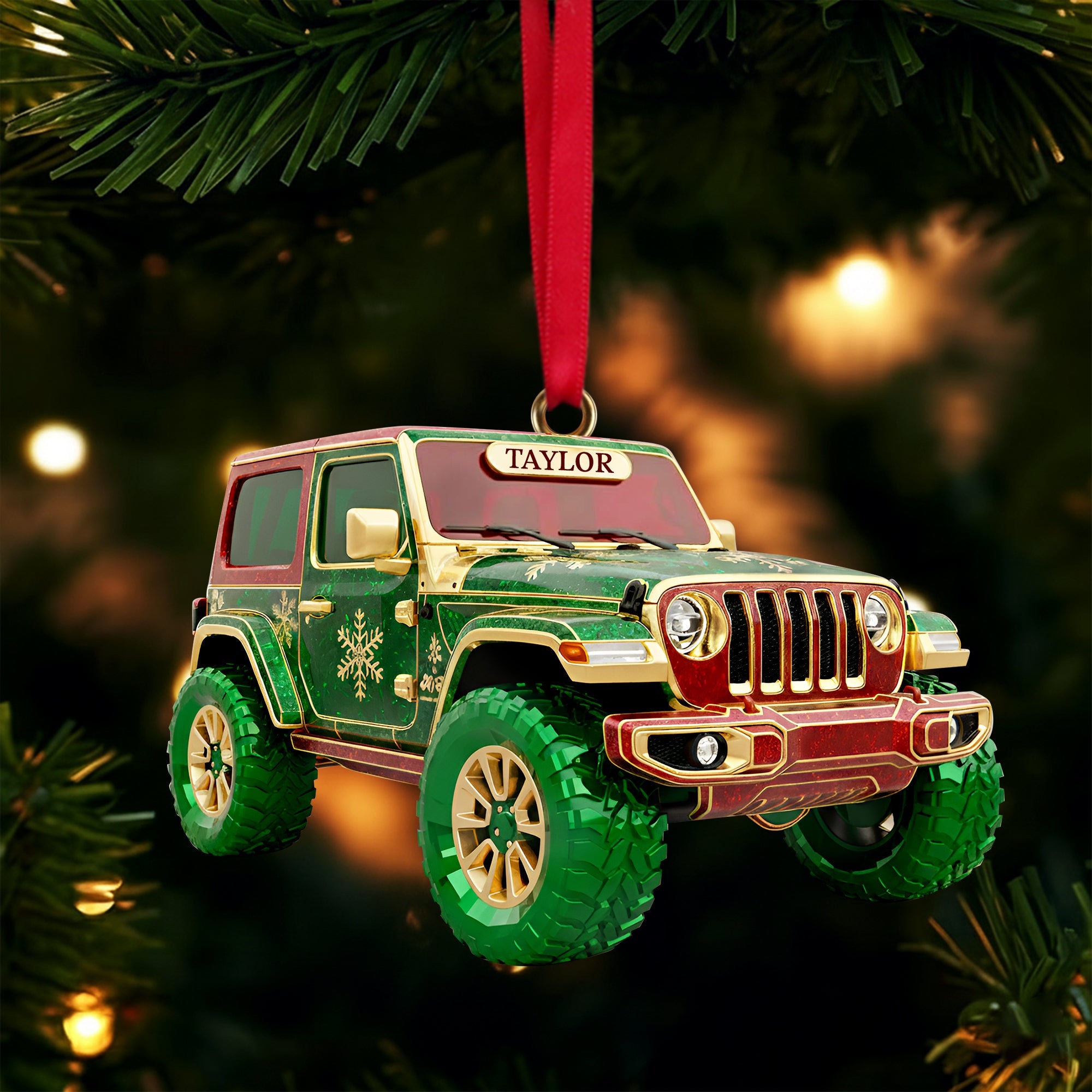 Jolly Off-road Christmas Ornament Personalized Gifts For Off-road Lovers - Holiday Tree Decoration Gift