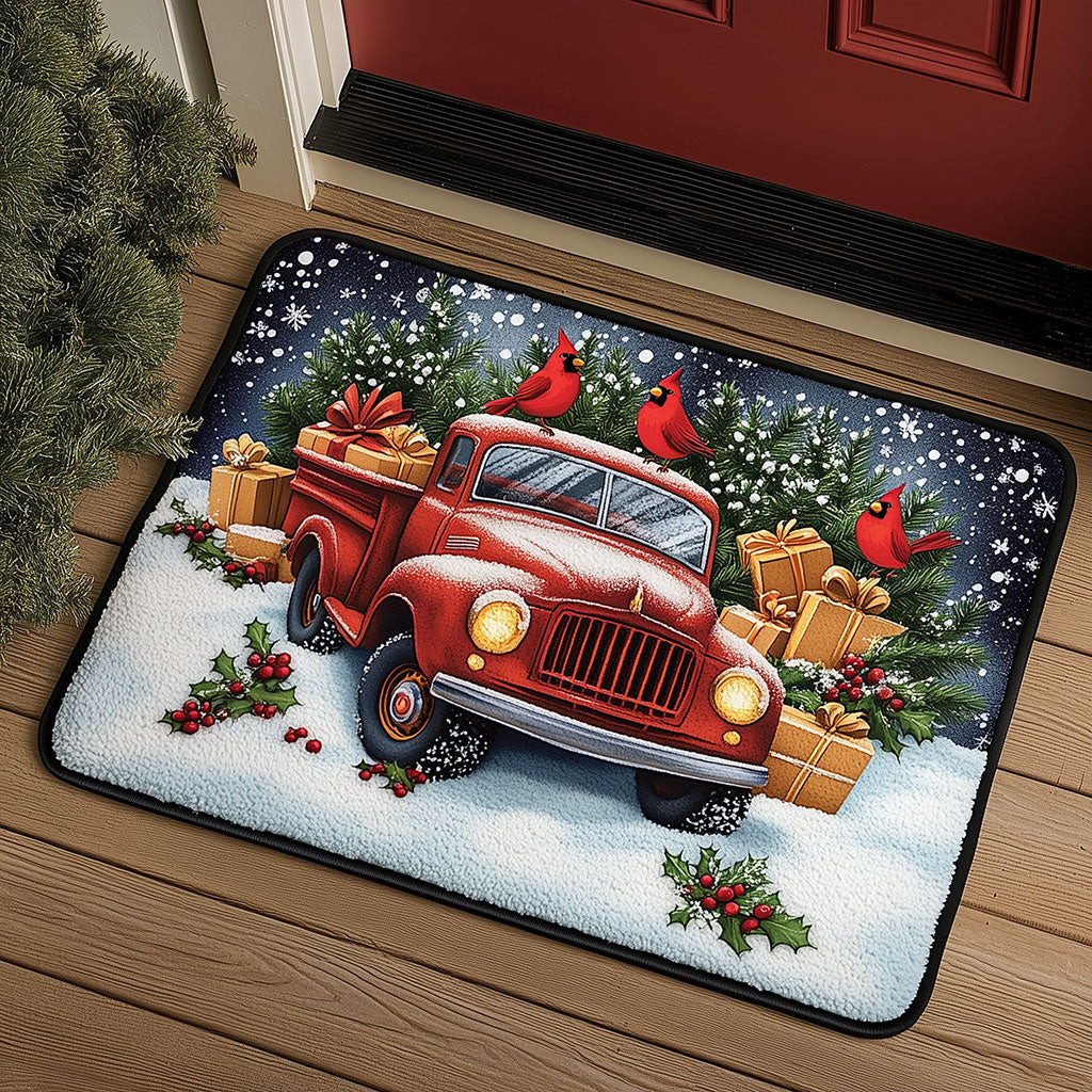 Jolly Road Trip Doormat Perfect Gift For Friends and Family on Christmas Day