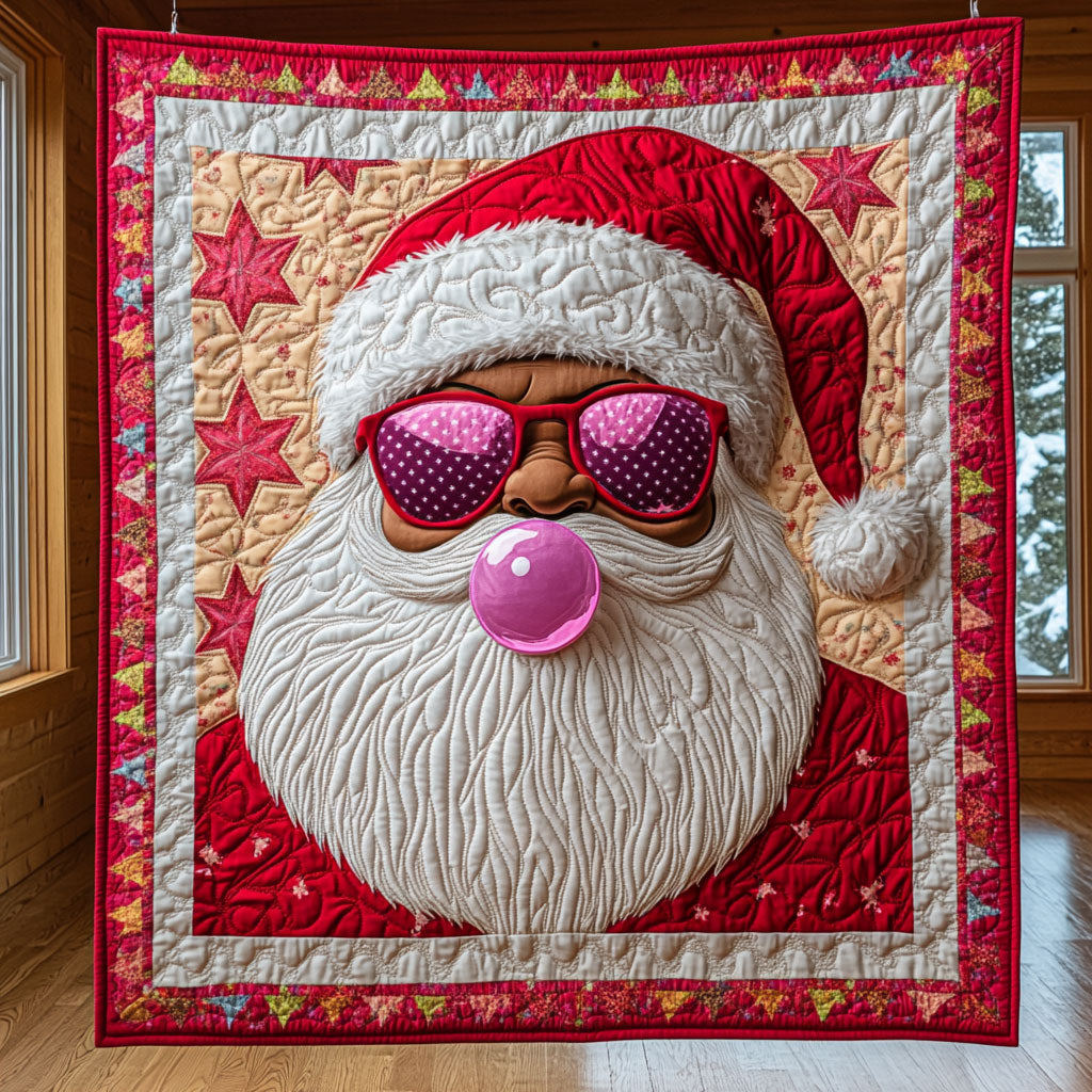 Jolly Vibe Quilt Blanket Christmas Throw Blanket Snowman Christmas Gifts