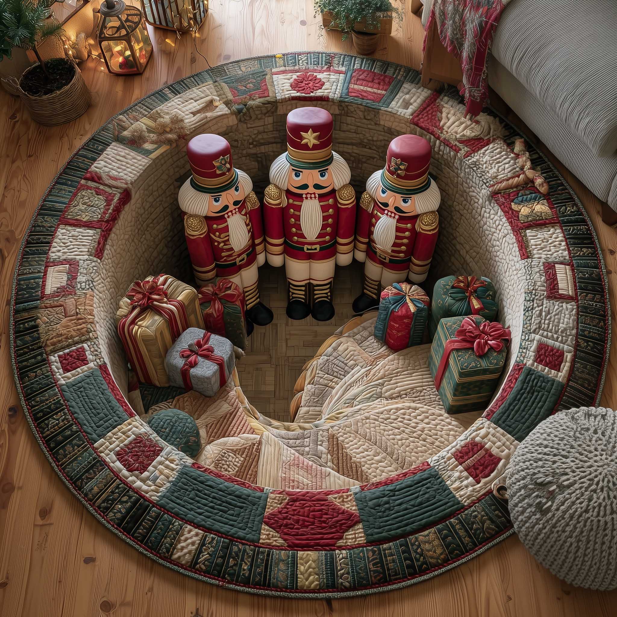 Jolly Workshop Quilted Round Mat Perfect Quilted Round Mat for Any Floor Surface