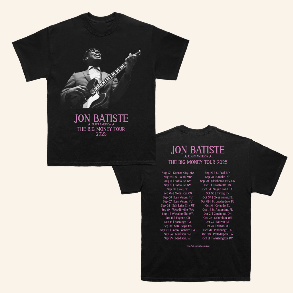 Jon Batiste Merch Jon Batiste Plays America The Big Money Tour 2025 Shirt Gifts For Fans Jon Batiste Merch Jon Batiste Plays America The Big Money Tour 2025 Shirt Gifts For Fans