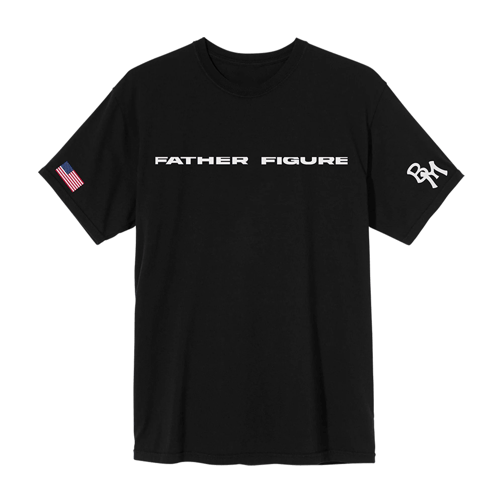 Jon Bellion Merch Jon Bellion Father Figure Black T-Shirt Father's Day Presents For Dad To Be