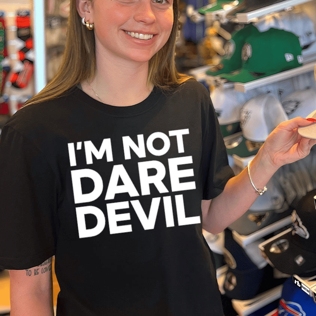 Jon Bernthal Wearing An I'm Not Daredevil Shirt Gifts For Husband Who Has Everything