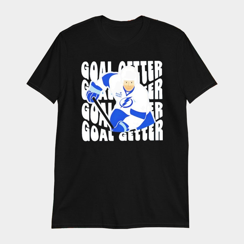 Jon Cooper Goal Getter T-Shirt Tampa Bay Lightning Merch Gifts For Ice Hockey Lovers
