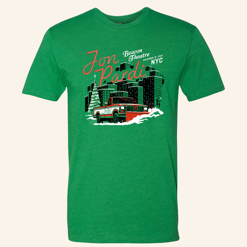 Jon Pardi Merch NYC Snowplow Event T-Shirt Christmas Gifts For Boyfriend