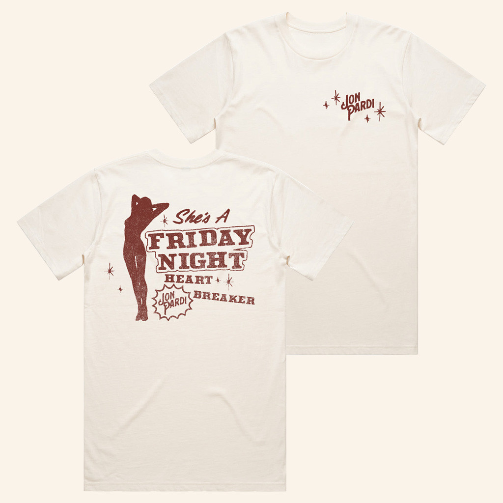 Jon Pardi Merch She's Friday Night Heart Breaker T-Shirt Gift For Fans Jon Pardi Merch She's Friday Night Heart Breaker T-Shirt Gift For Fans