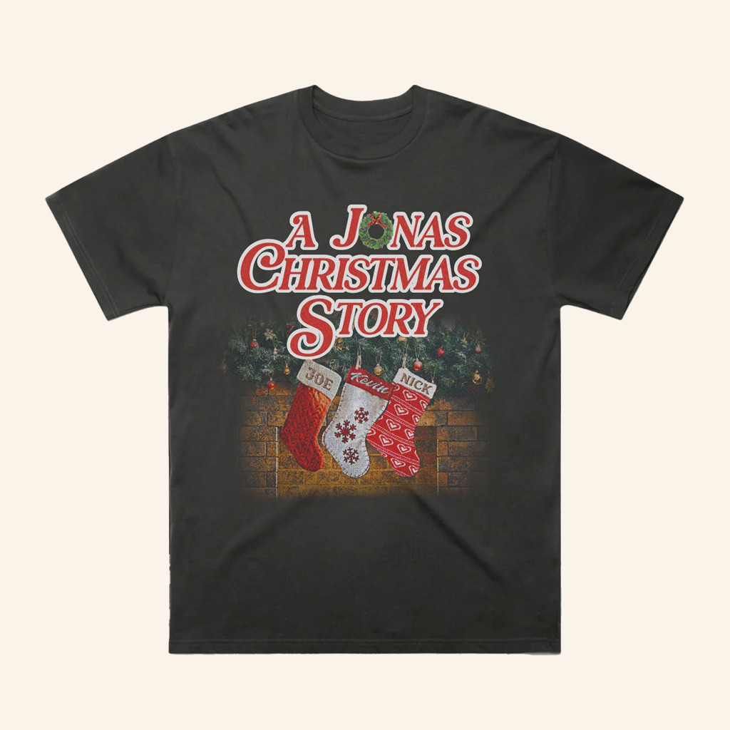 Jonas Brothers Merch A Jonas Christmas Story T-Shirt Christmas Present For Friend