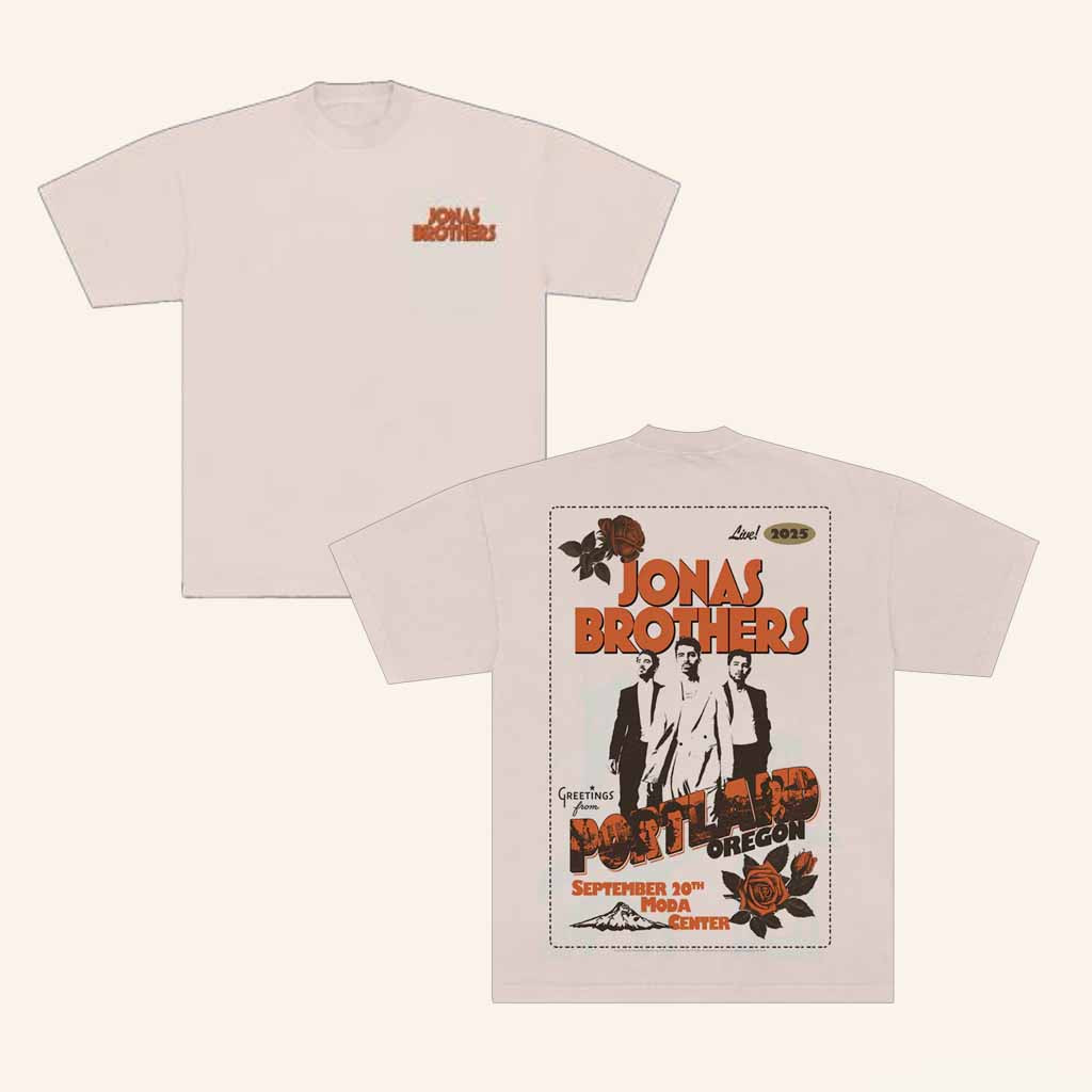 Jonas Brothers Merch Greetings From Portland Oregon Shirt Christmas Gift For Her Jonas Brothers Merch Greetings From Portland Oregon Shirt Christmas Gift For Her