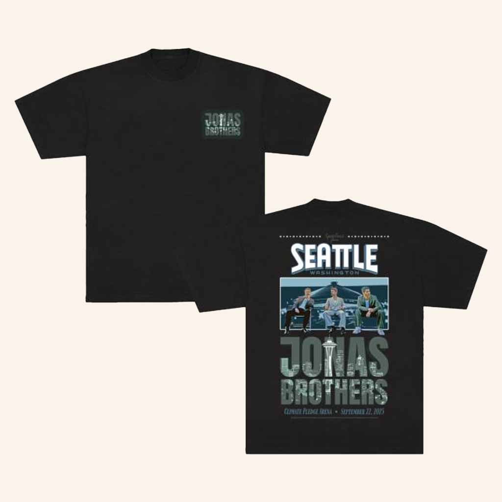 Jonas Brothers Merch Greetings From Seattle Washington Shirt Cool Gifts For Music Lovers Jonas Brothers Merch Greetings From Seattle Washington Shirt Cool Gifts For Music Lovers