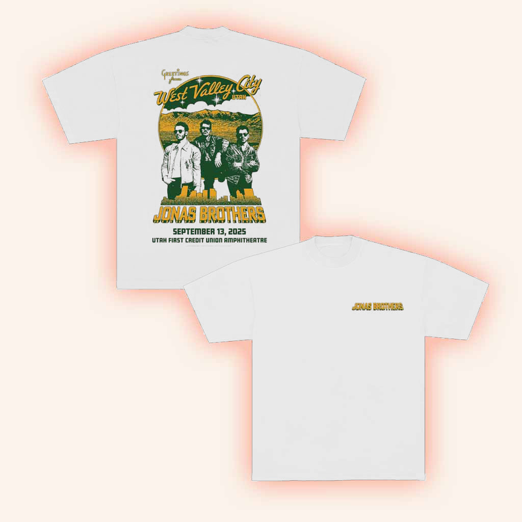 Jonas Brothers Merch Greetings From West Valley City UTAH 2025 Shirt Gift For Fans Jonas Brothers Merch Greetings From West Valley City UTAH 2025 Shirt Gift For Fans