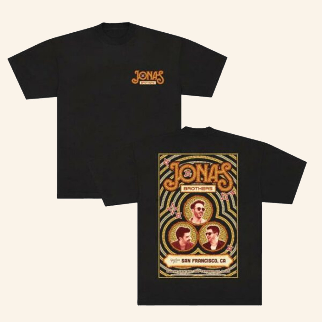 Jonas Brothers Merch Greetings From Your Hometown San Francisco CA T-Shirt Fans Gifts Jonas Brothers Merch Greetings From Your Hometown San Francisco CA T-Shirt Fans Gifts