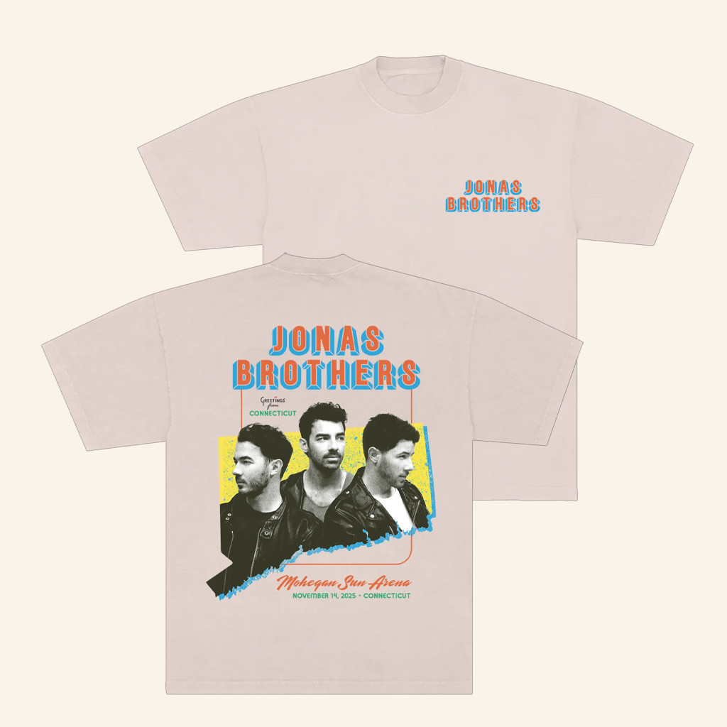 Jonas Brothers Merch Greetings From Your Hometown Uncasville CT T-Shirt Gifts For Him Jonas Brothers Merch Greetings From Your Hometown Uncasville CT T-Shirt Gifts For Him