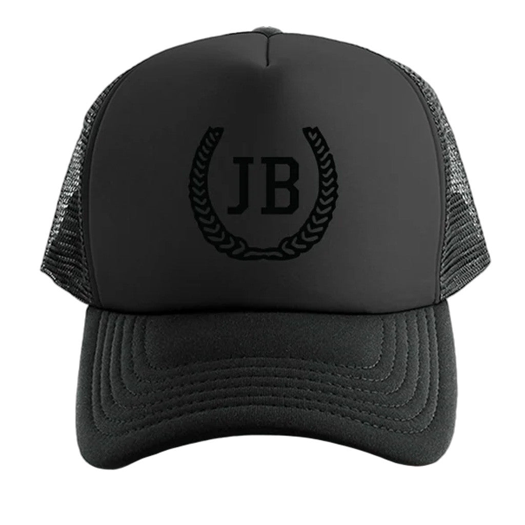 Jonas Brothers Merch JB Black Trucker Hat Present For Husband Jonas Brothers Merch JB Black Trucker Hat Present For Husband
