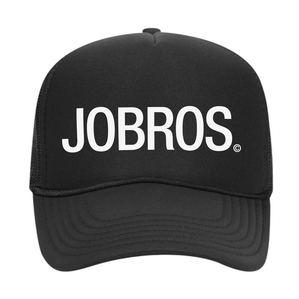 Jonas Brothers Merch JOBROS Black Trucker Hat Gifts For Fans Jonas Brothers Merch JOBROS Black Trucker Hat Gifts For Fans