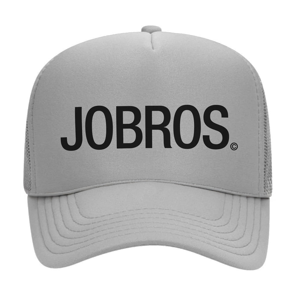 Jonas Brothers Merch JOBROS Grey Trucker Hat Gifts For Fans Jonas Brothers Merch JOBROS Grey Trucker Hat Gifts For Fans
