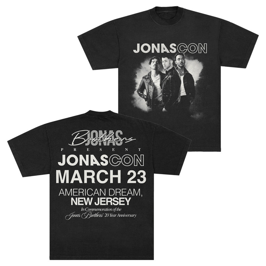 Jonas Brothers Merch JONASCON Event T-Shirt Gifts For Pop Band Fans Jonas Brothers Merch JONASCON Event T-Shirt Gifts For Pop Band Fans
