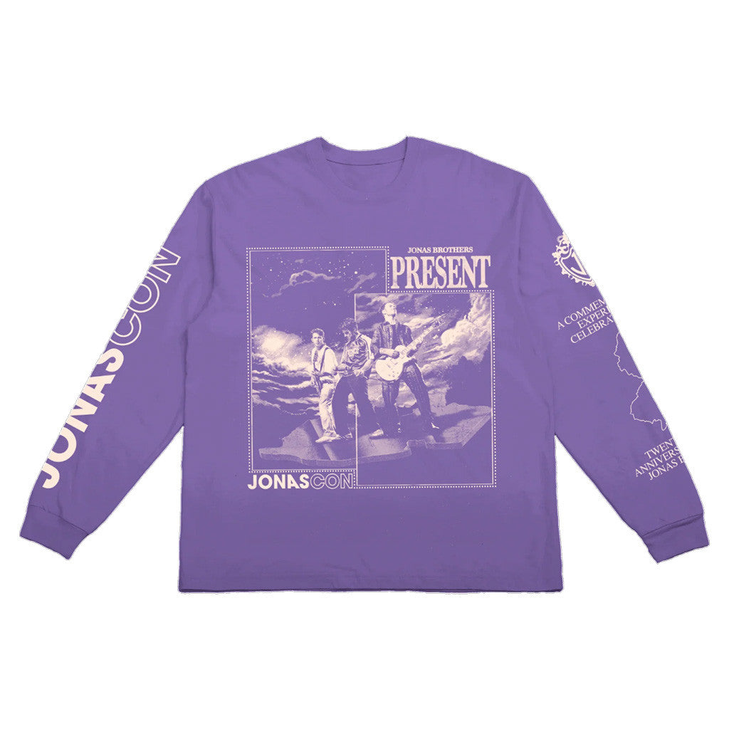 Jonas Brothers Merch JONASCON Long Sleeve T-Shirt Gifts For Pop Band Fans Jonas Brothers Merch JONASCON Long Sleeve T-Shirt Gifts For Pop Band Fans