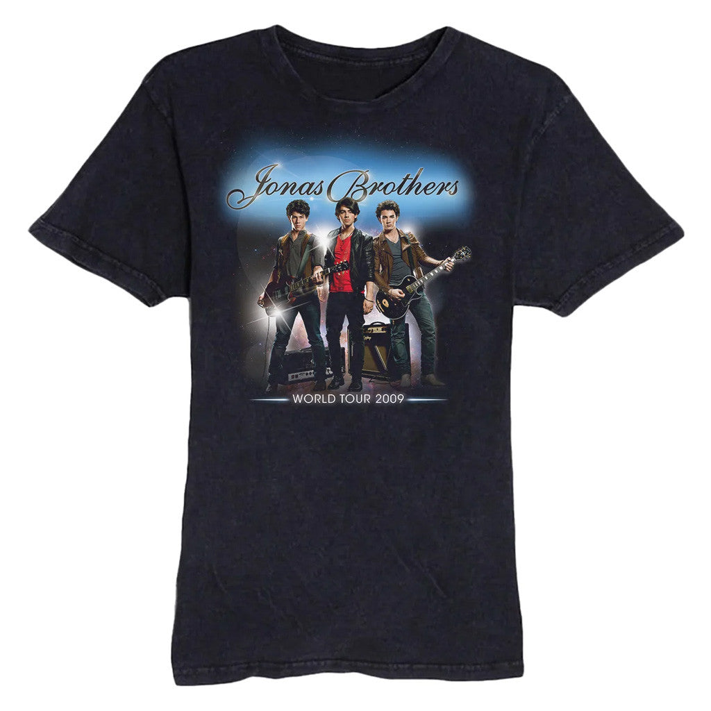 Jonas Brothers Merch Vintage World Tour 2009 T-Shirt Gifts For Fans