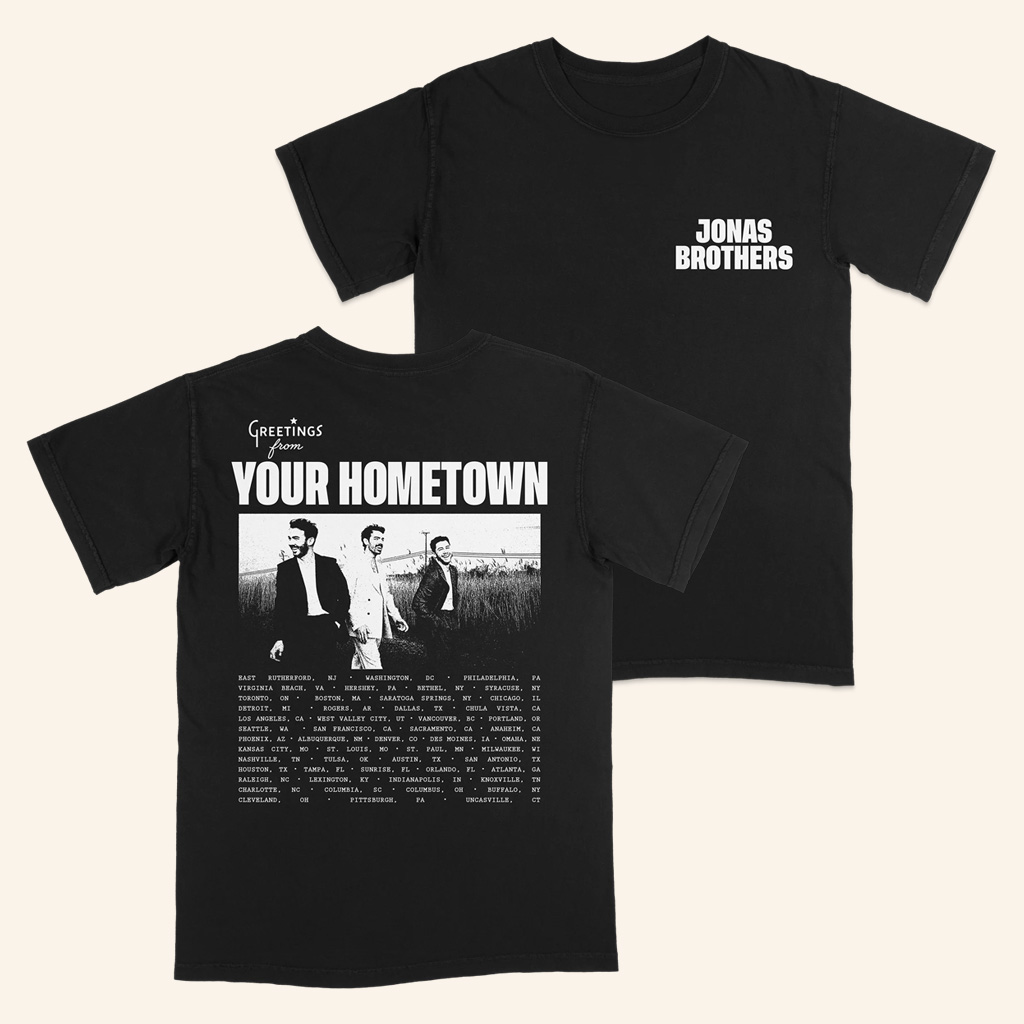 Jonas Brothers Tour Merch 2025 Greetings Admat Tour T-Shirt Birthday Gifts For Music Lovers Jonas Brothers Tour Merch 2025 Greetings Admat Tour T-Shirt Birthday Gifts For Music Lovers