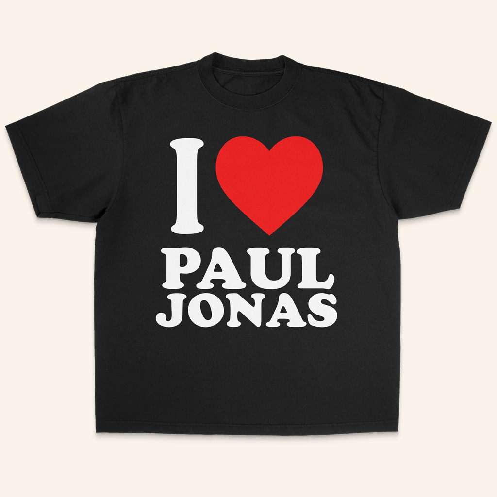 Jonas Brothers Tour Merch 2025 I Love Paul Jonas T-Shirt Gifts For Pop Fans Jonas Brothers Tour Merch 2025 I Love Paul Jonas T-Shirt Gifts For Pop Fans