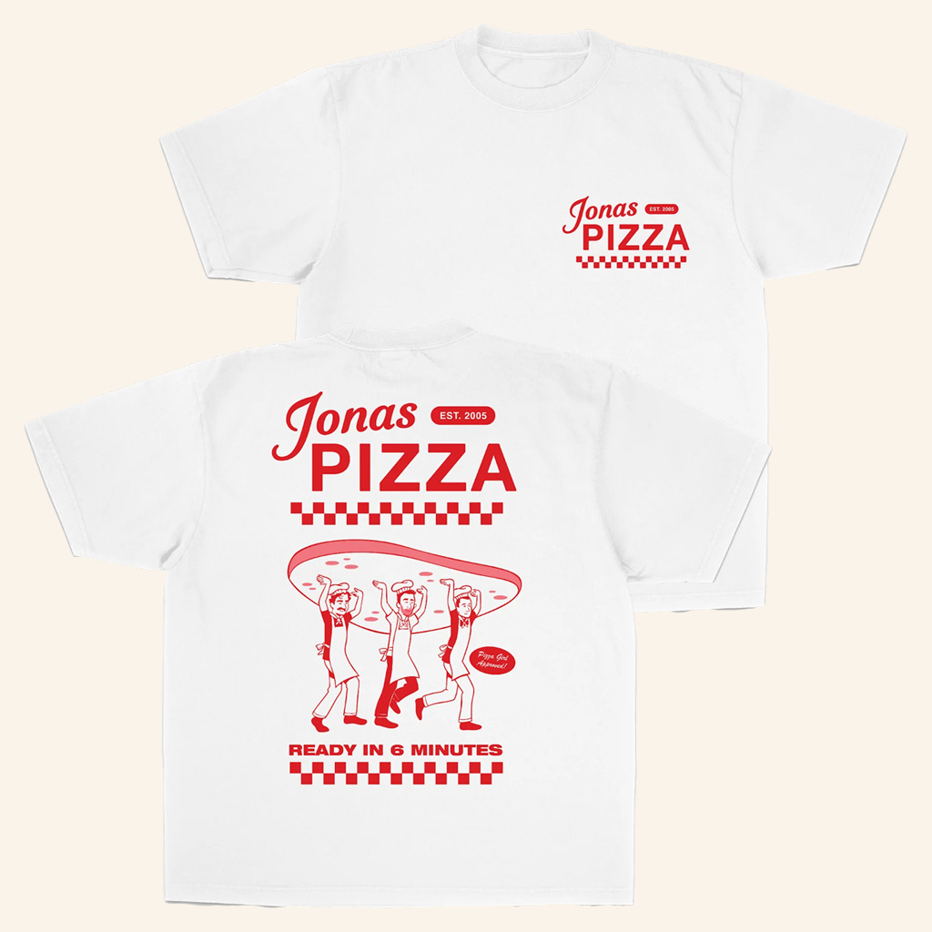 Jonas Brothers Tour Merch 2025 Jonas Pizza Shirt Mall Pizza T-Shirt Gift Ideas For Fans Jonas Brothers Tour Merch 2025 Jonas Pizza Shirt Mall Pizza T-Shirt Gift Ideas For Fans