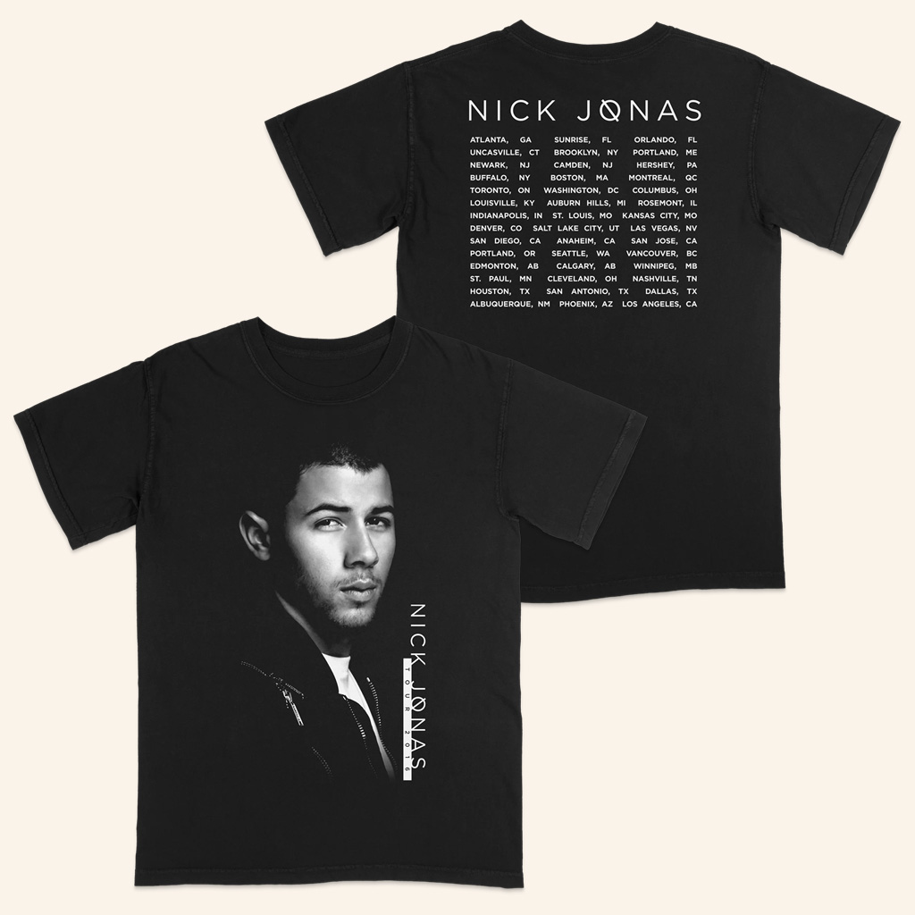 Jonas Brothers Tour Merch 2025 Nick Jonas 2016 Tour T-Shirt Gift For Pop Lovers