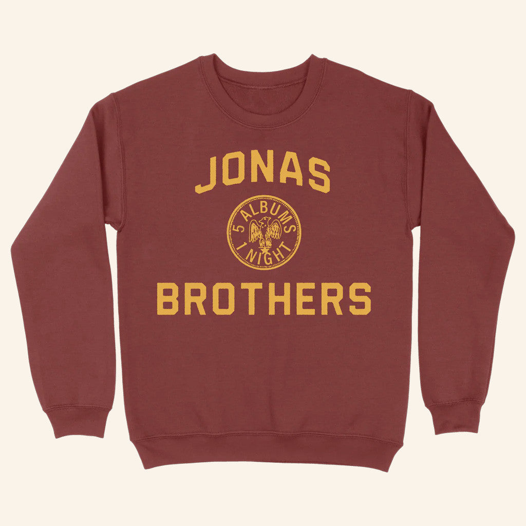 Jonas Brothers Tour Merch Emblem Sweatshirt Gifts For Husband Jonas Brothers Tour Merch Emblem Sweatshirt Gifts For Husband