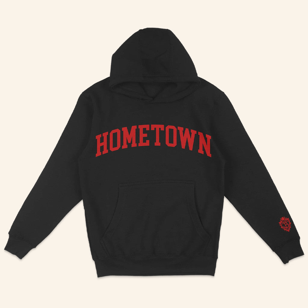 Jonas Brothers Tour Merch Hometown Hoodie Black With Red Cool Gifts For Music Lovers