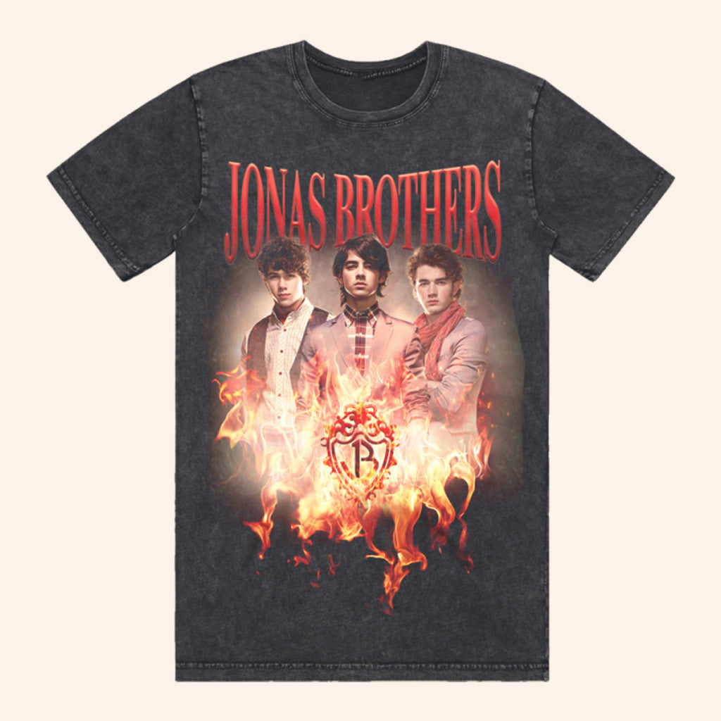 Jonas Brothers Tour Merch Jonas Brothers Fire Black Wash Shirt Best Gifts For Music Lovers Jonas Brothers Tour Merch Jonas Brothers Fire Black Wash Shirt Best Gifts For Music Lovers