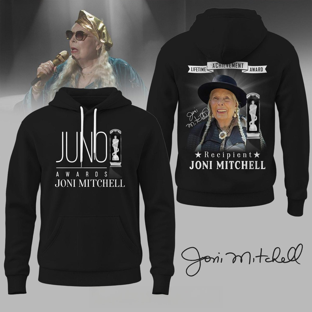 Joni Mitchell Juno Awards Hoodie Joni Mitchell Merch Gifts For Music Lovers