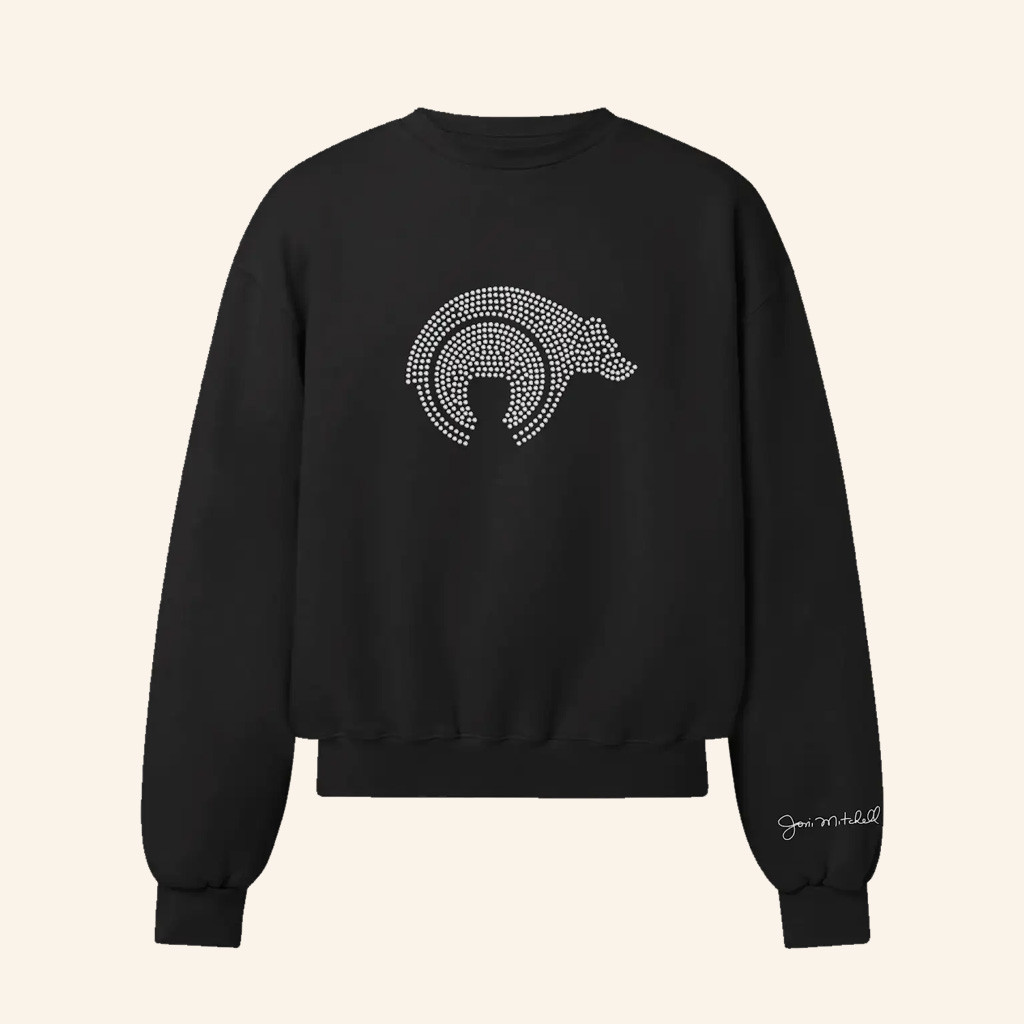 Joni Mitchell Merch Sparkling Bear Crewneck Sweatshirt Gifts For Mom