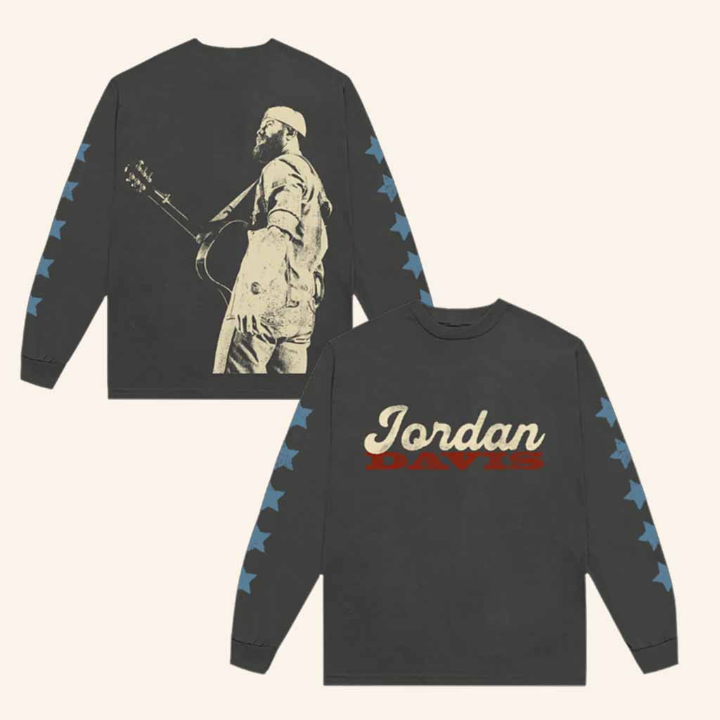 Jordan Davis Merch Photo Long Sleeve Shirt Music Lover Gift Ideas For Him Jordan Davis Merch Photo Long Sleeve Shirt Music Lover Gift Ideas For Him