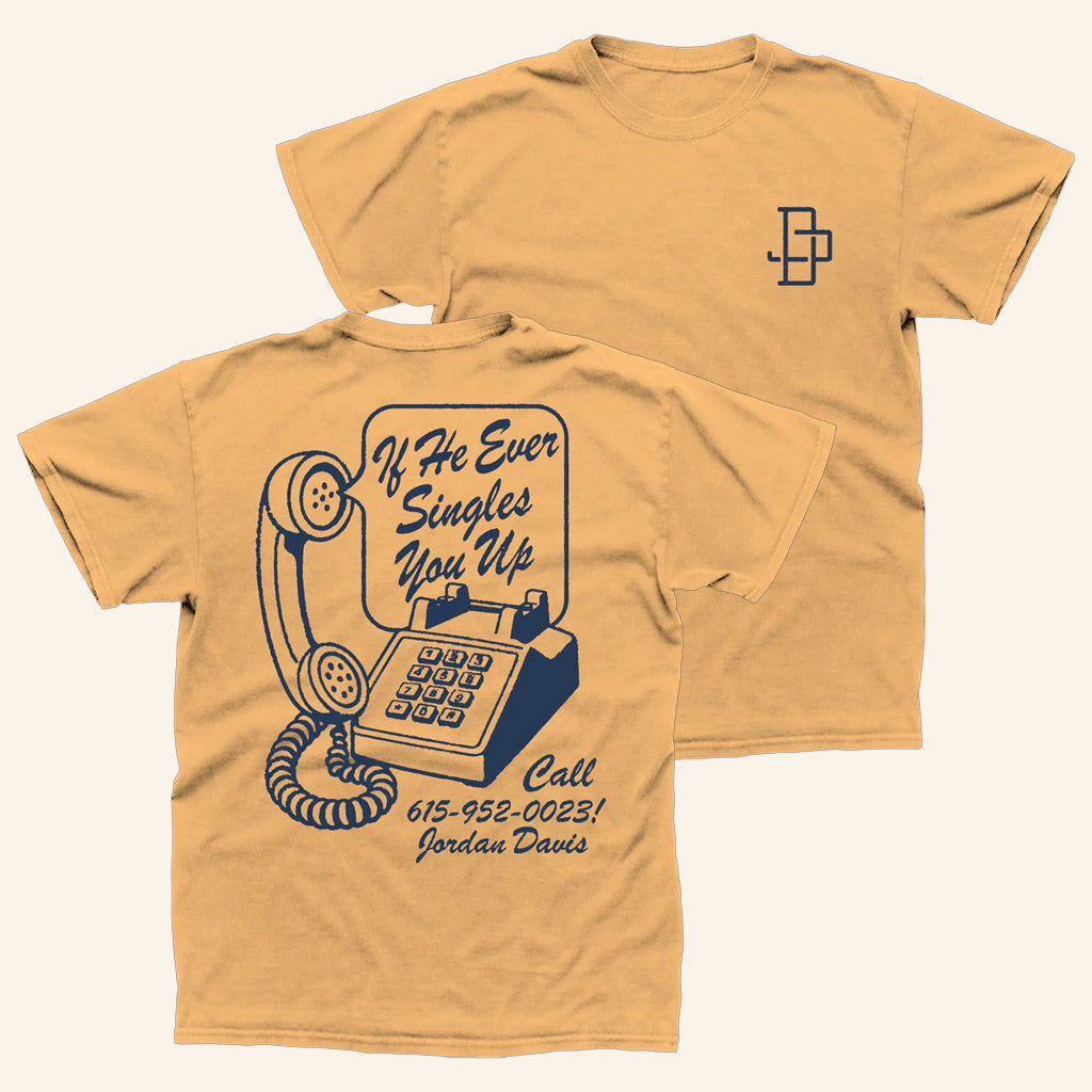 Jordan Davis Official Merch Singles You Up T-Shirt Unique Gift For Boyfriend