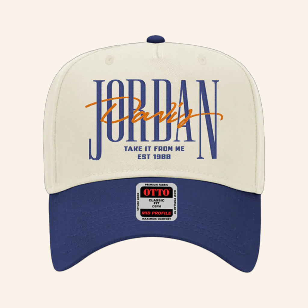 Jordan Davis Official Merch Take It From Me Two Tone Hat Unique Gift For Boyfriend