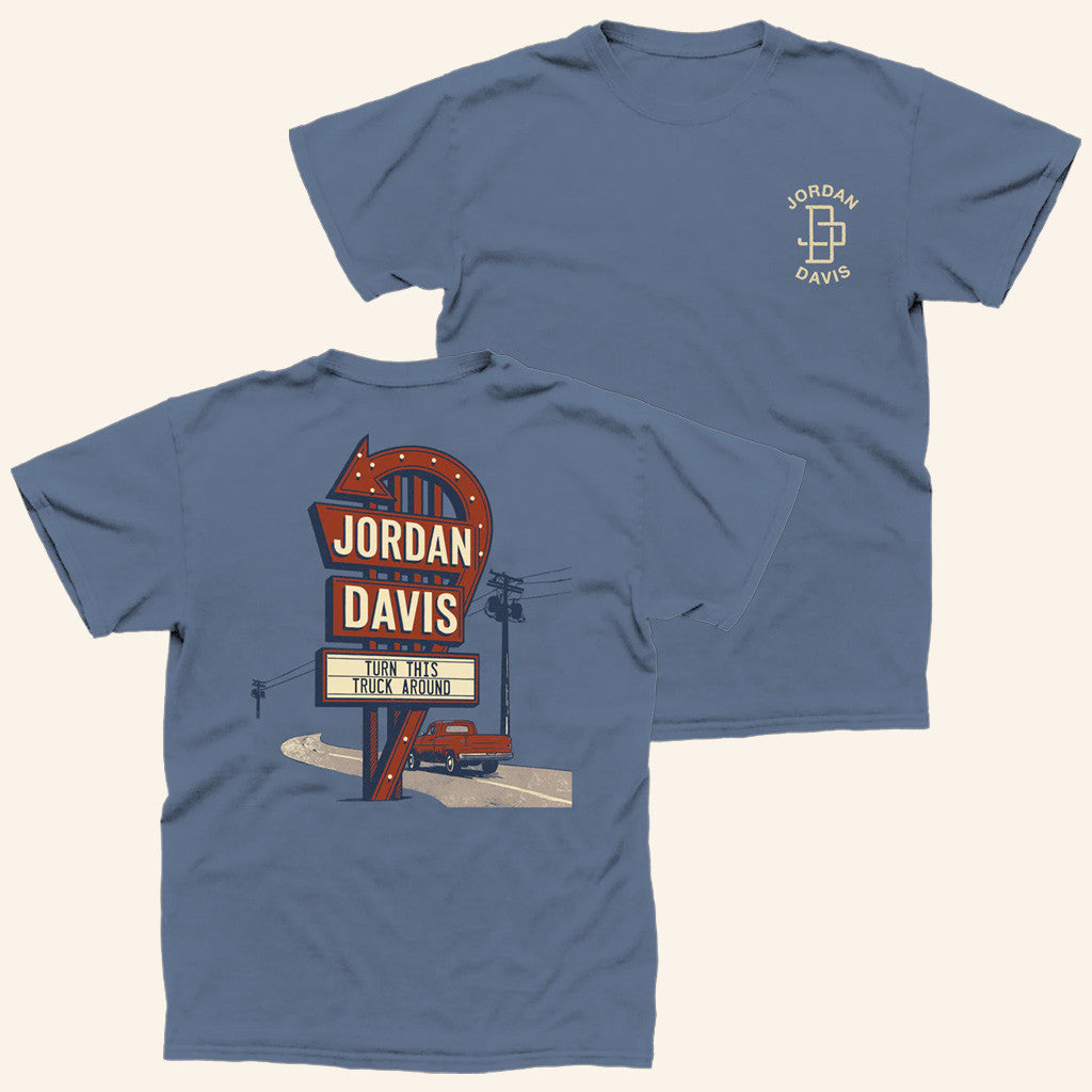 Jordan Davis Official Merch Turn This Truck Around T-Shirt Best Gifts For Husband