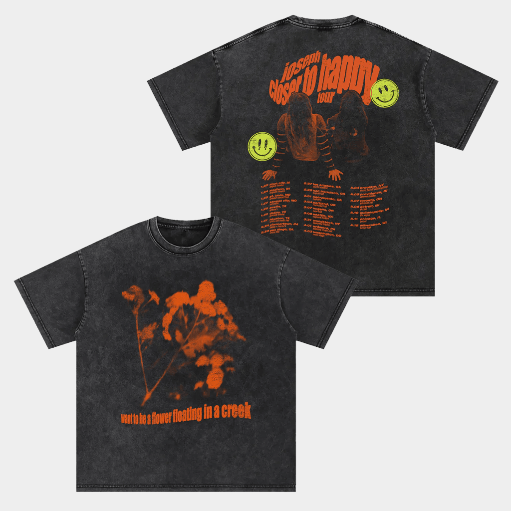 Joseph Merch Tour Tee Closer To Happy 2026 Wash T-Shirt Birthday Gift For Husband